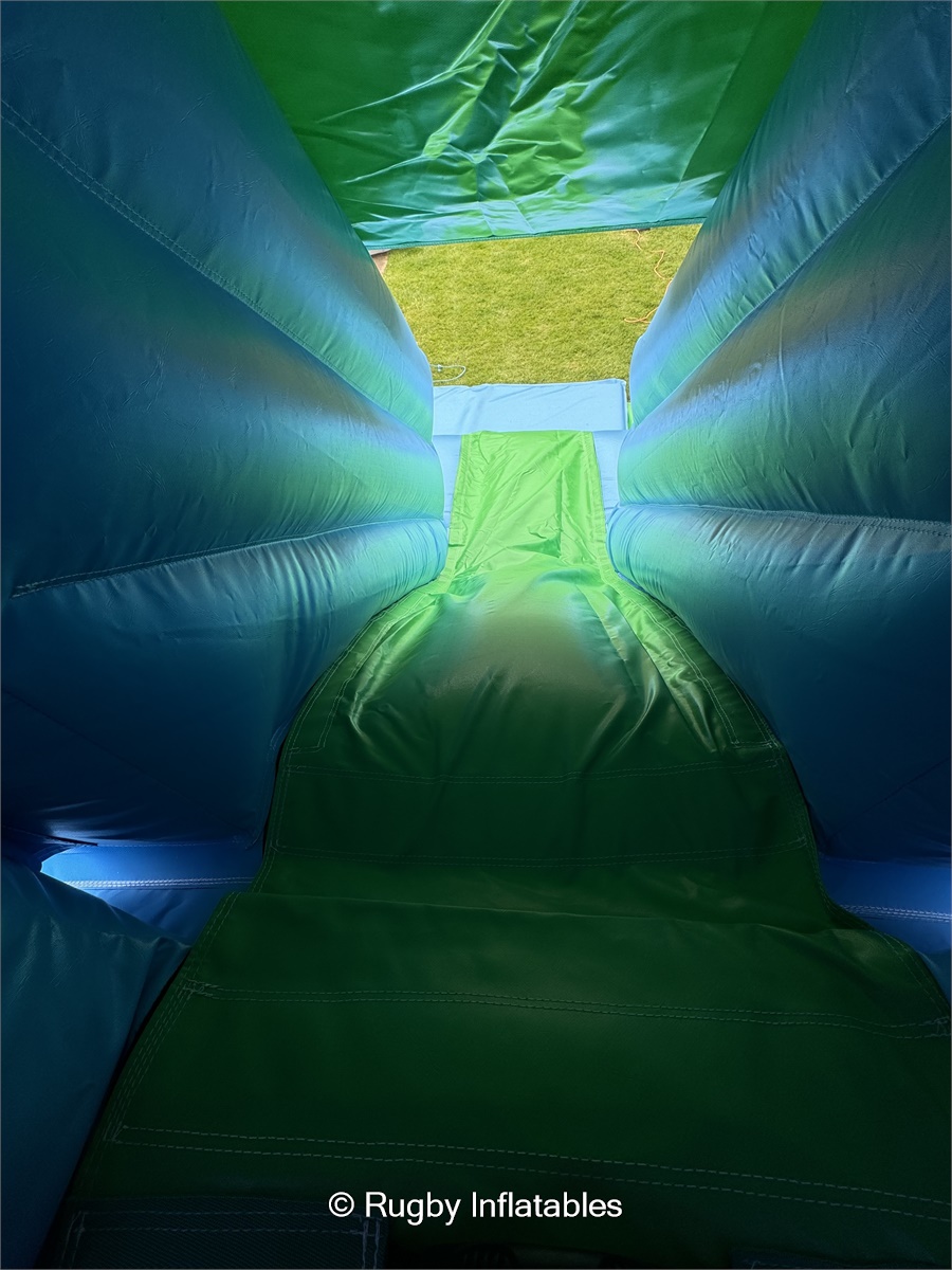 Green & Blue 18x12ft Combi | Rugby Inflatables